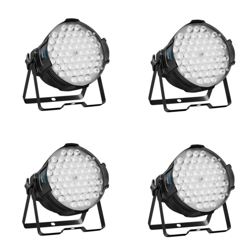 KIT 4 FOCOS RGB TRI-LED BD-LPC007 54X3