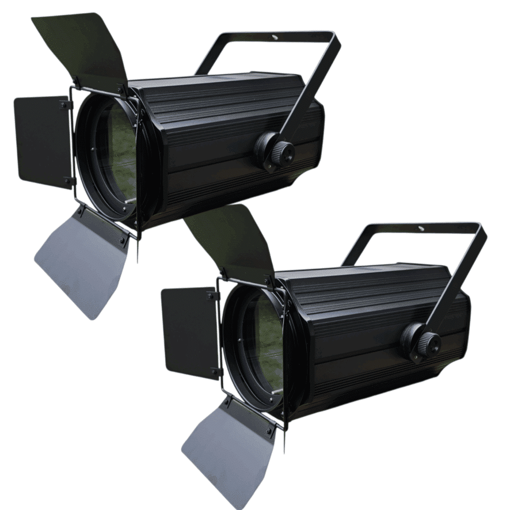 KIT 2 UNIDADES foco cob 200 W con zoom NUEVO MODELO DMX